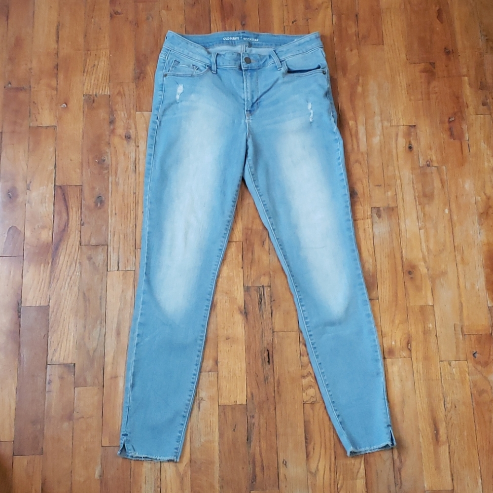 Old Navy Light Blue Ankle Jeans - Cropped Skinny